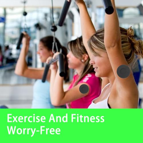 20 Pcs Black Libre 2 Sensor Covers, CGM Sensor Patchs Waterproof Adhesive Patches Compatible with Freestyle Libre 1/2/3, Breathable Without Glue Adhesive Glucose Monitor Protector for Swimming Sports - Image 3