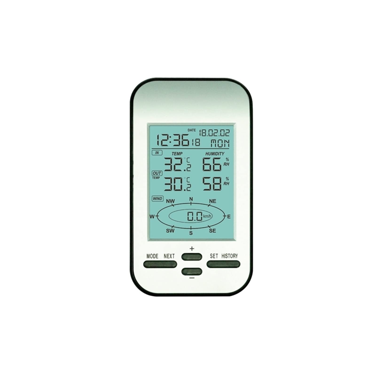 WS0232 Domowa bezprzewodowa stacja pogodowa Anemometr Cyfrowy LCD zewnętrzny kierunek prędkości wiatru Chłód czujnik miernika wilgotności temperatury