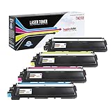 SuppliesOutlet Compatible With Brother TN210 Series Toner Cartridge Color Value Bundle - Black, Cyan, Yellow, Magenta - Compatible - For DCP-9010CN, HL-3040CN, HL-3045CN, HL-3070CW, HL-3075CW, MFC-9010CN, MFC-9120CN, MFC-9125CN, MFC-9320CN, MFC-9320CW, MFC-9325CW