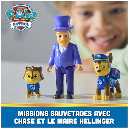 Paw Patrol Pat Patrouille Figurines Hero Pups Maire Hellinger Figurine Articulée À Collectionner Chase Pat Patrouille Jouet Cadeau Enfant et + Jouet Enfant et + - vue 7