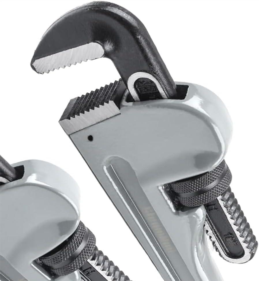 Leksewte 配管レンチセット、10インチ14インチ18インチ18インチ18インチアルミニウムパイプ調整可能なプロの配管工のため