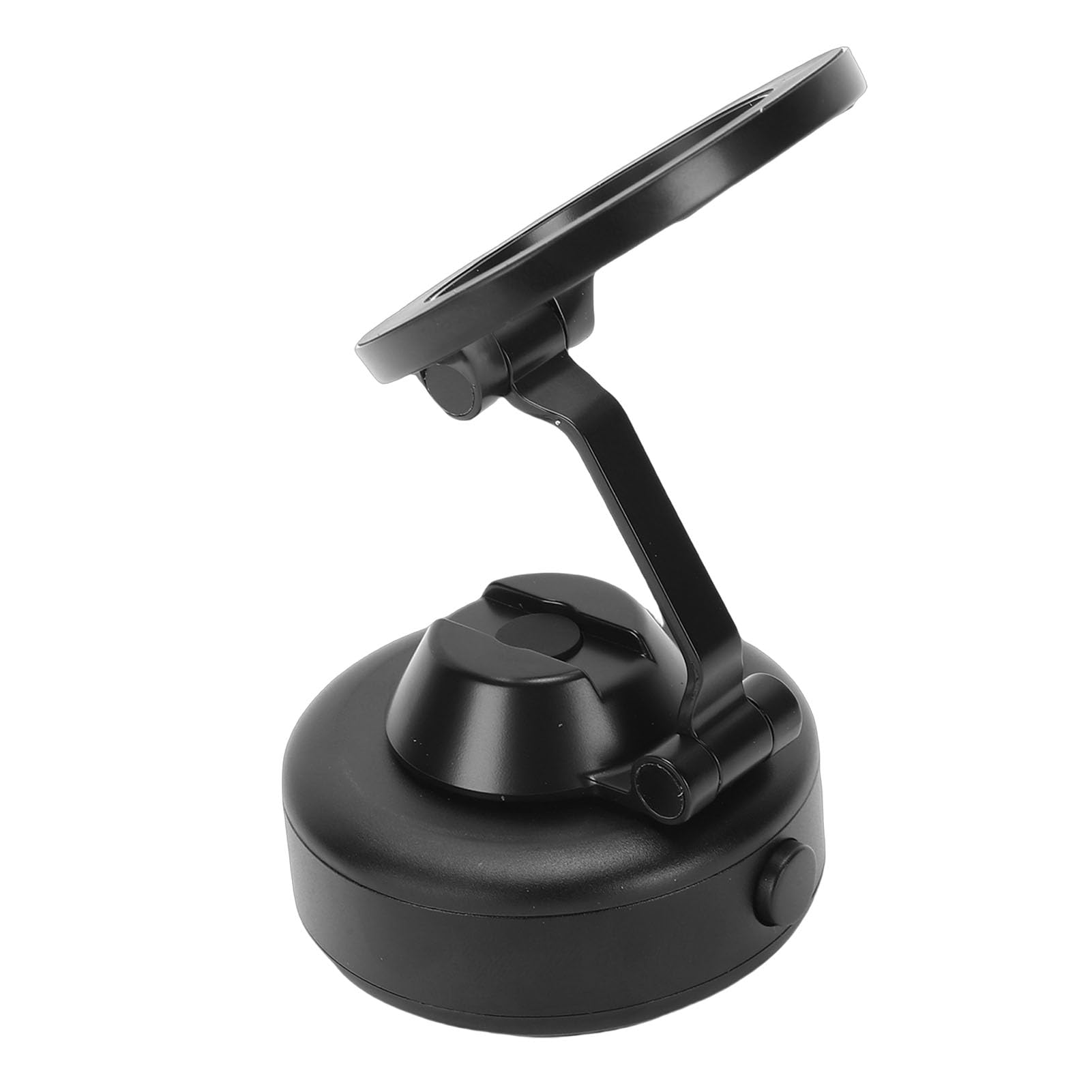 Soporte magnético de teléfono de Coche con succión al vacío, Soporte magnético Fuerte de aleación de Aluminio para teléfono móvil, salpicadero de Cristal para Parabrisas de Coche (Negra)