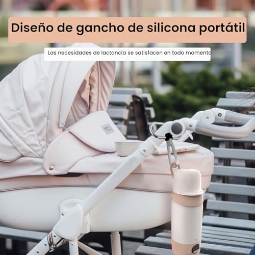 Miniatura 8 de Calienta Biberones Portátil, Calentador Biberon Portatil, Calentador De Biberones Recargable Usb, 500 Milímetros De Capacidad Calienta Agua Rápido Blanco