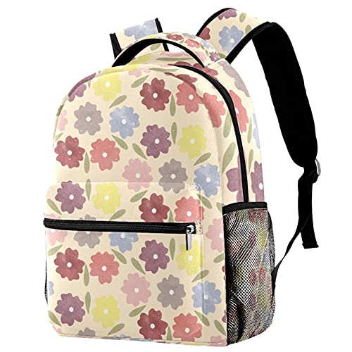 Mochila colorido manojo de margaritas para portátil y uso casual