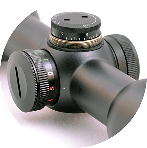 Hammers Short Compact .177 .22 Airgun Pcp Air Rifle Scope 6X32Ao W/Illuminated Mildot Reticle Parallax Adjustable Objective Lens Stop Pin Rings #TOP3