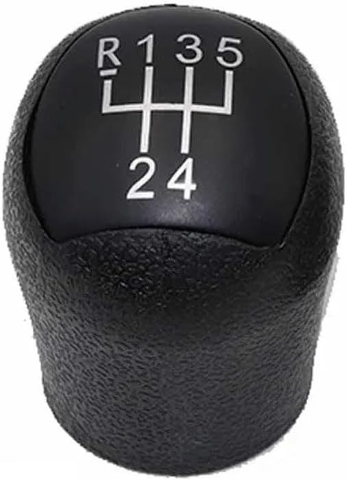 Black Chrome Plastic or Leather 5 Speed Car Shift Gear Knob Lever Gaitor Boot Cover for Renaut Kangoo Clio Twingo Logan