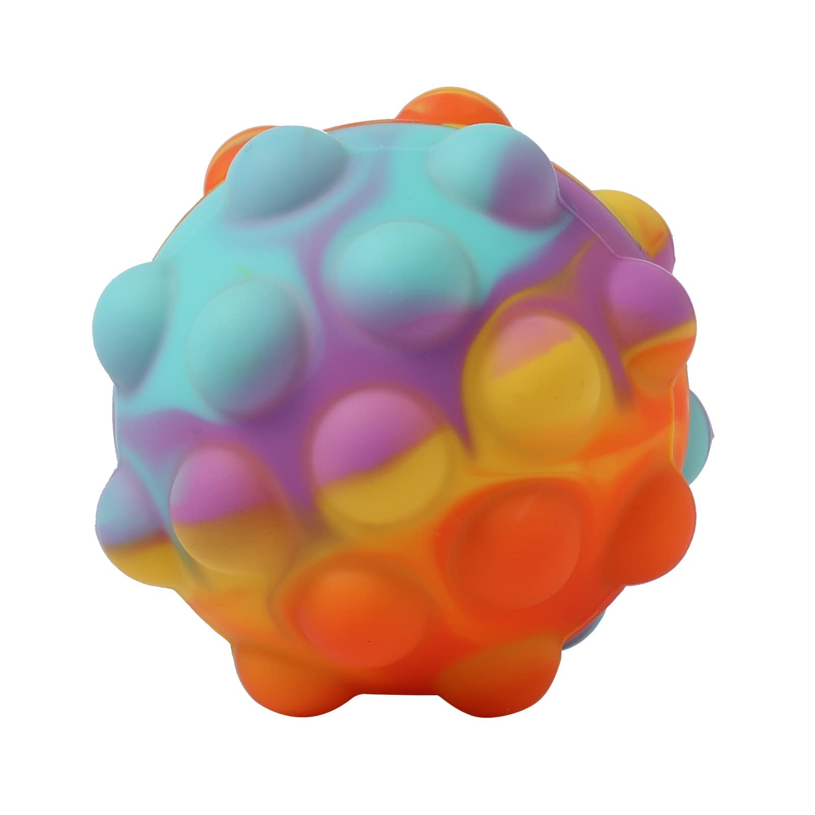 KASTWAVE Pop Ball Fidget Toy Push Bubble Toys, Sensory Fidget Toy, 3D Squeeze Balls Portable Anti Stress Sensory Toys, for Kids and Adults ADHD ADD Autism