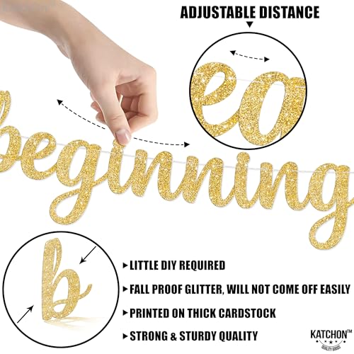 Image of Graduation Decorations 2026 | Glitter Black and Gold Congrats Grad Banner - 10 Feet | Black and Gold Graduation Banner | Cap Garland for 2026 | 2026 Grad Party Decorations, KatchOn