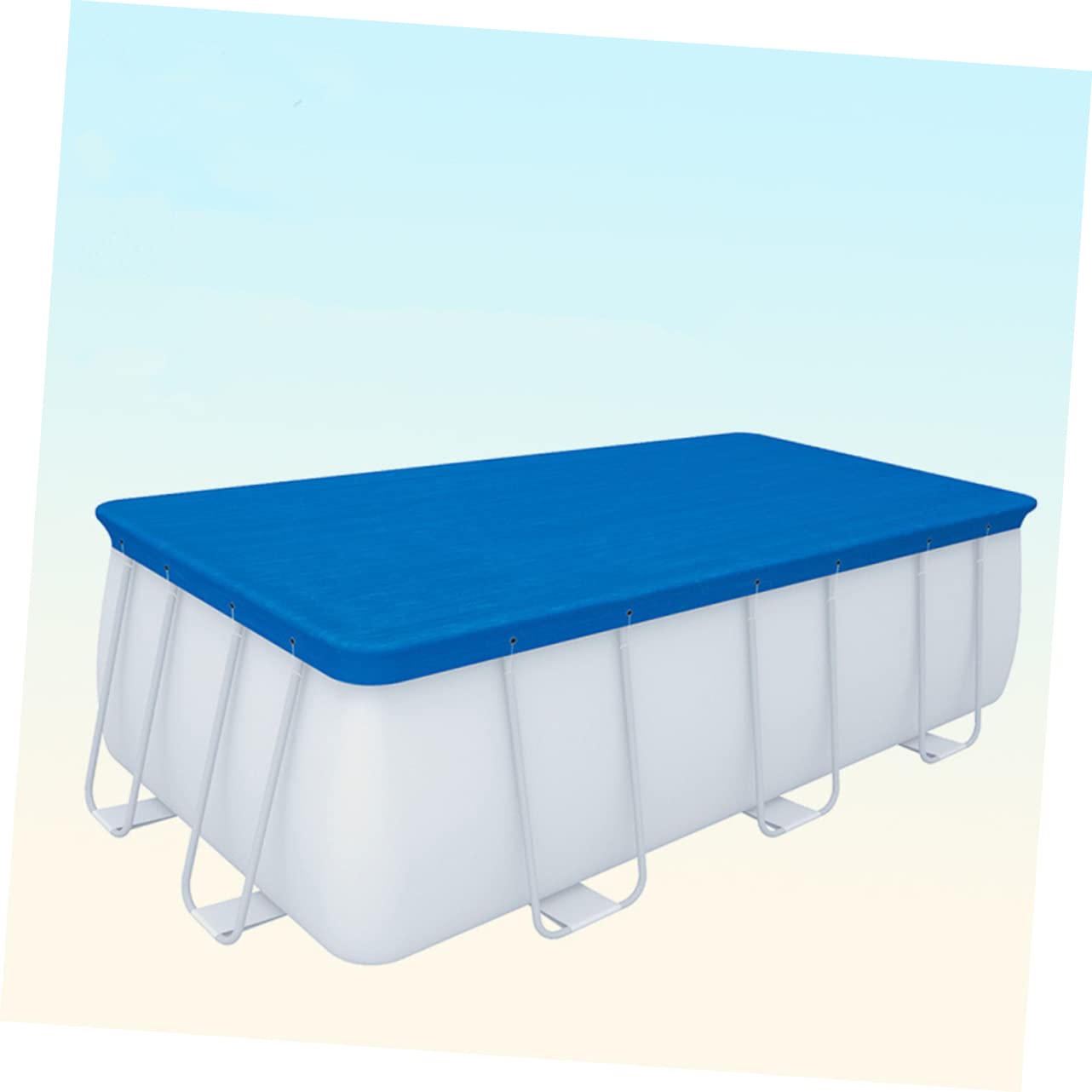 PE Cubierta Estructura Azul de Piscina para Piscinas Inflables