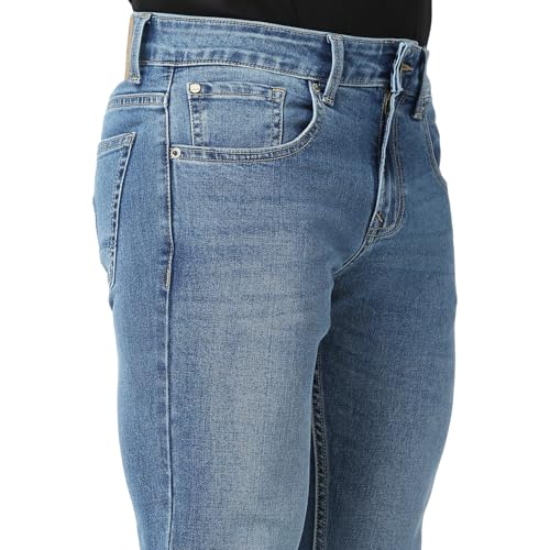 Image of Spykar Men's Skinny Fit Low-Rise Casual Jeans