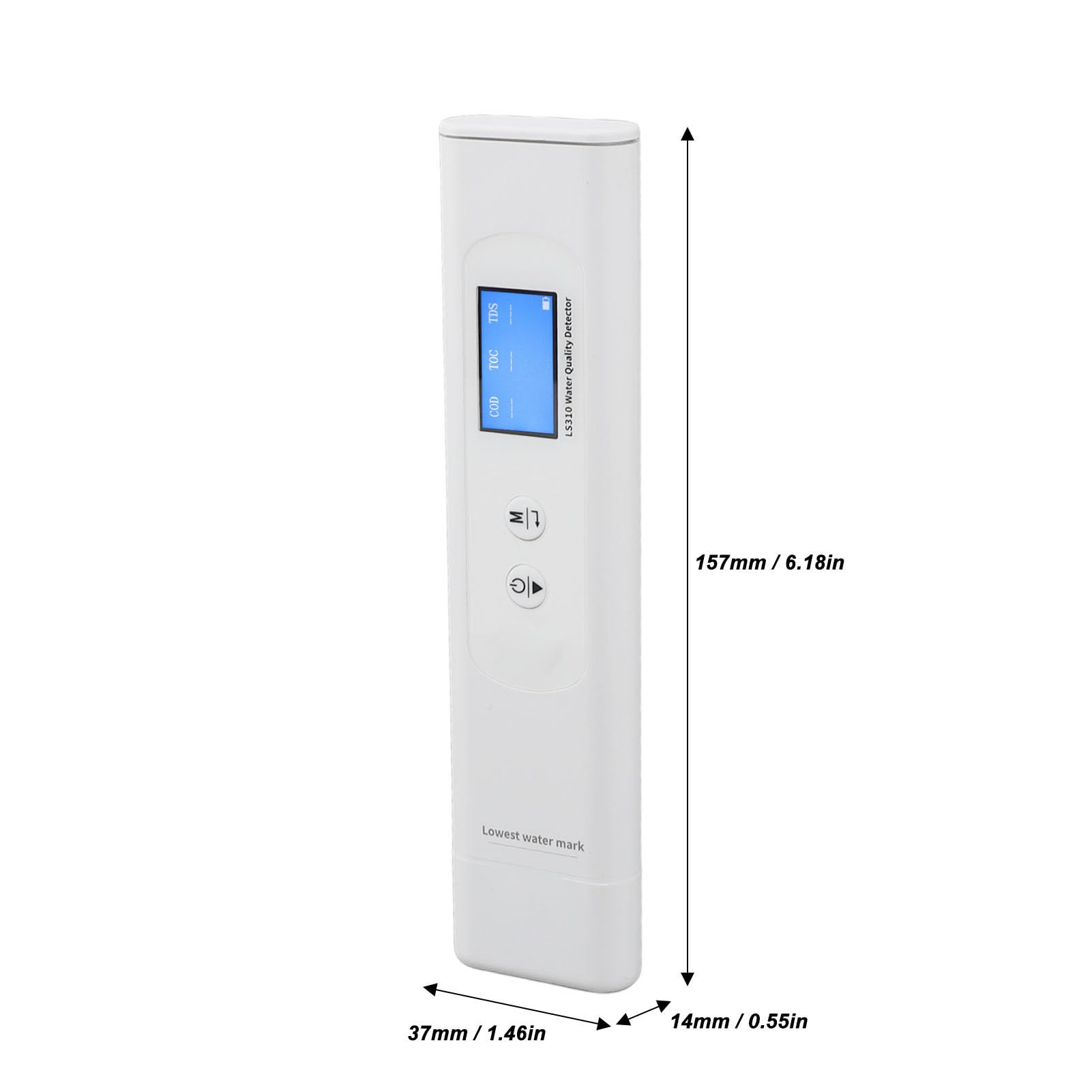 Topiky Testeur de qualité D'eau 6 en 1, Mesure Précise TDS EC COD, Stylo | Digital Water Quality Test Pen with Temperature, UV275, TOC Detection, for Aquarium, Drinking Water, Laboratory