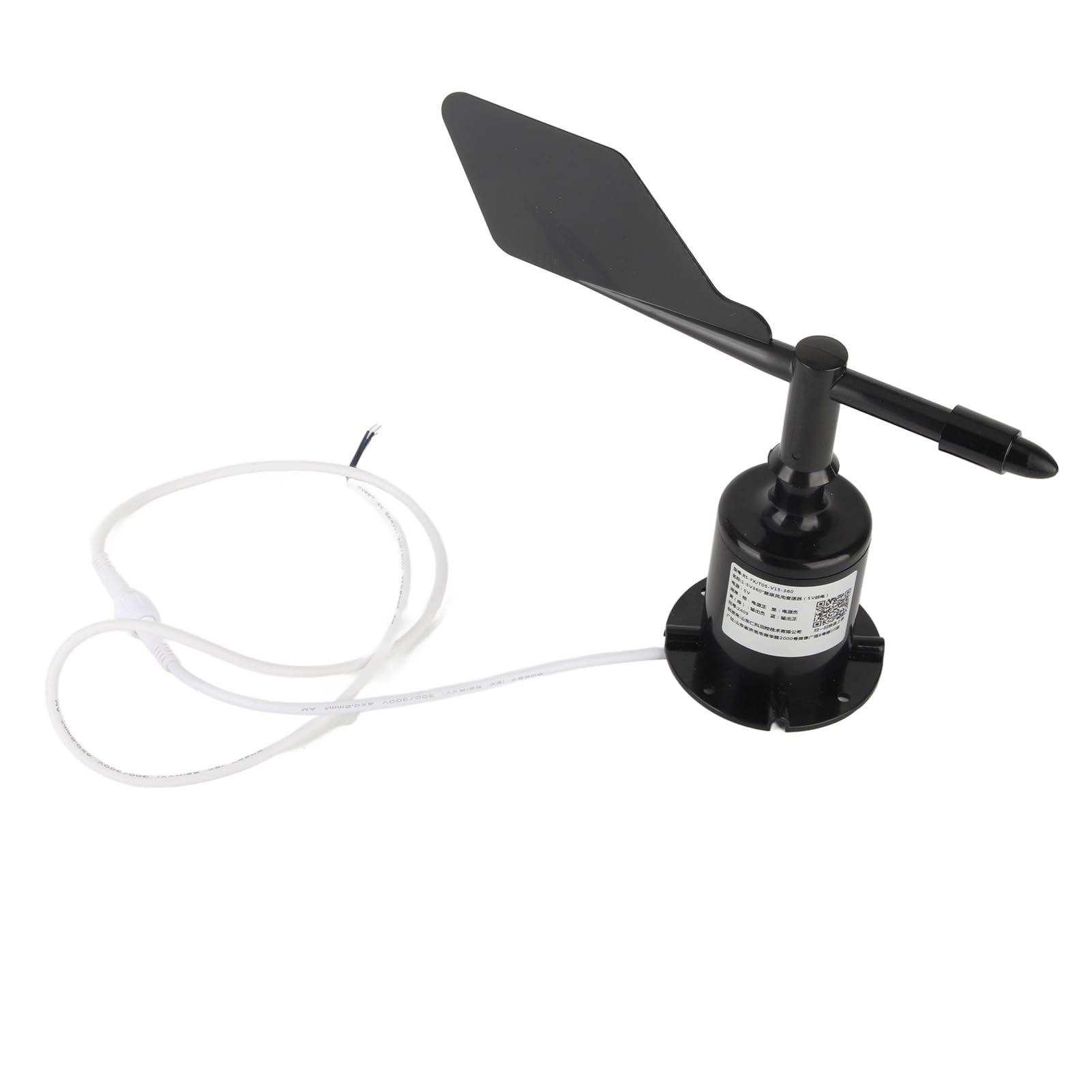 KIMISS Anemómetro transductor de viento de 360 grados - Sensor de velocidad y dirección del viento para estaciones meteorológicas, invernaderos y aplicaciones al aire libre (tipo 1-5 V (fuente de