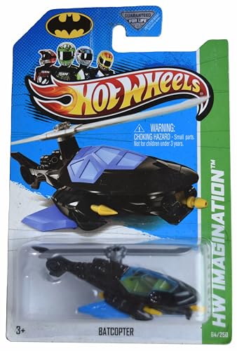 Hot Wheels Batcopter HW Imagination 64/250 miniatura 1