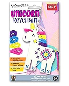 C.S. Kids KC01 Brelok Jednorożec Haft Krzyżykowy