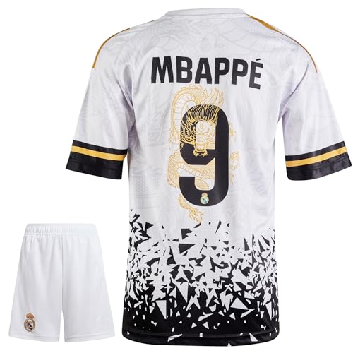 IHIMI Mbappe Trikot Kinder #9 Fußballset mit Trikot, Shorts, Socken, 4...