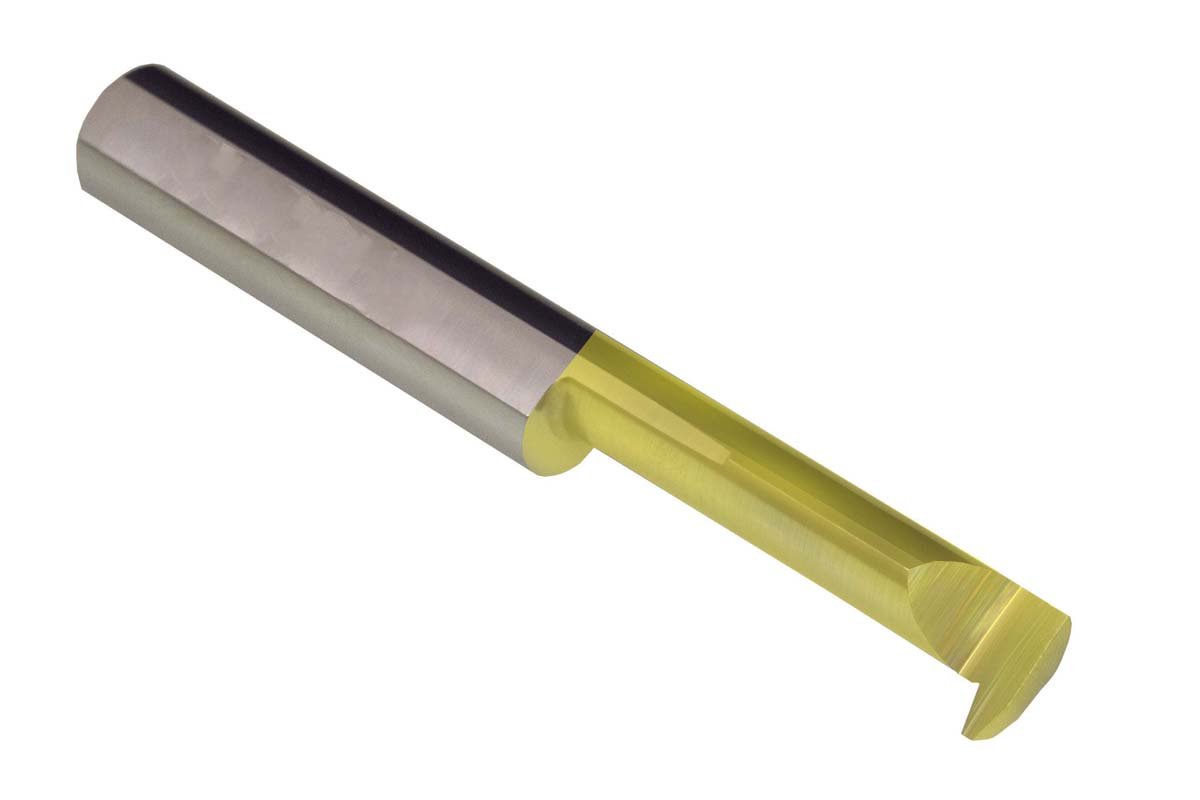 THINBIT AT61C10LC TiN Coated Solid Carbide Acme Threading Tool, 10