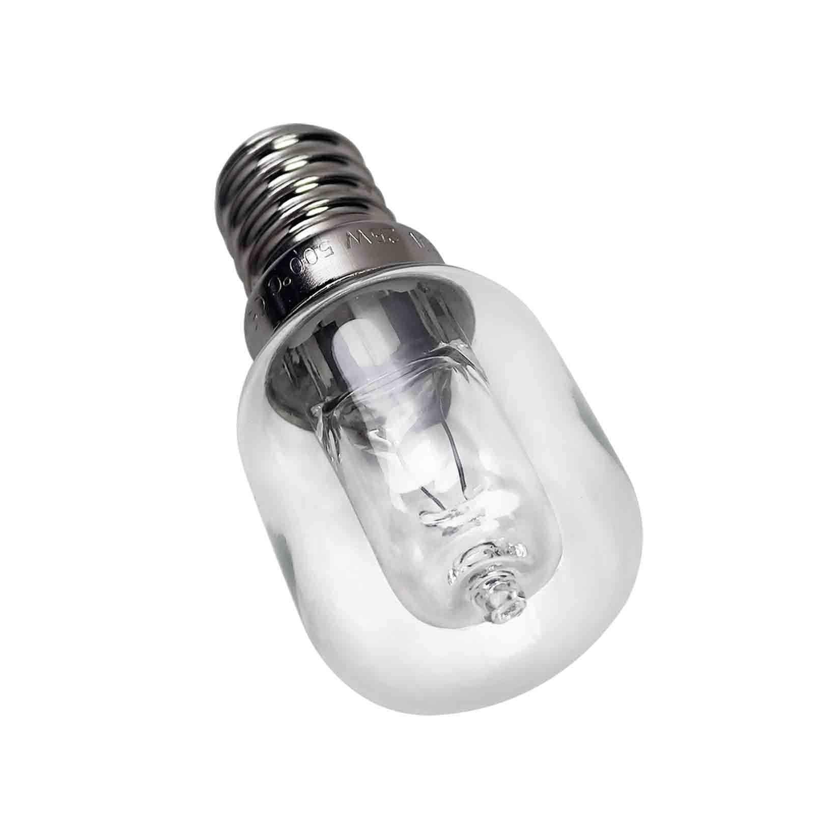 Backofenlampe 2/4 Stück Halogenlampe E14 25W Ofen Glühbirnen Techgoamde 2750k Warmweiß Bis 500°C Hitzebeständiges, Geeignet für Backofen, Mikrowelle, Salzlampen (4Stück)