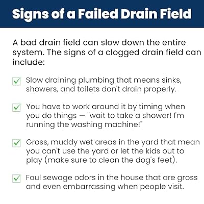 Accelerator by Dr. Pooper Drain Field Cleaner Tablets (20 Count) - Septic Tank Treatment for Clogs, Odor & Sludge - 90% Less Plastic - 10 Month Supply - Aerobic & Anaerobic Systems - Easy Flush