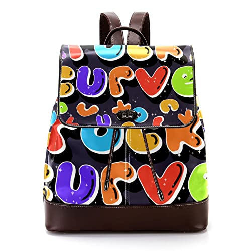 Sac à dos sac à main marbre vert idéal pour les journées d'école et sorties