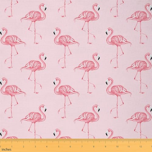Tissu flamant rose ameublement de haute qualité