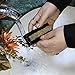 Coralpearl Wooden Nail Brush Cleaner Black X 1 in Natural 100% Boar Bristle for Cleaning Hand Finger Foot Toe, Fingernail Toenail Scrub Brush for Men Women Kids Manicure Pedicure Care (Two sided)