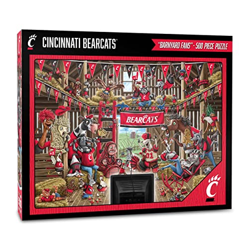 YouTheFan NCAA Cincinnati Bearcats Barnyard Fans 500pc Puzzle