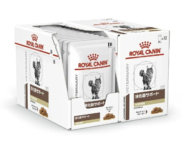 ロイヤルカナン　消化器サポート　可溶性繊維　ウェット　85g×24パック×2箱 Amazon | 猫用 消化器サポート 可溶性繊維 ウェット パウチ 85g×24袋