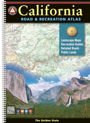 California Road & Recreation Atlas - 12th Edition, 2024 (Benchmark)