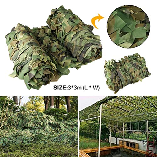 BESPORTBLE Persianas de rede camufladas para sombra de sol, acampamento, tiro, caça, decoração de fe