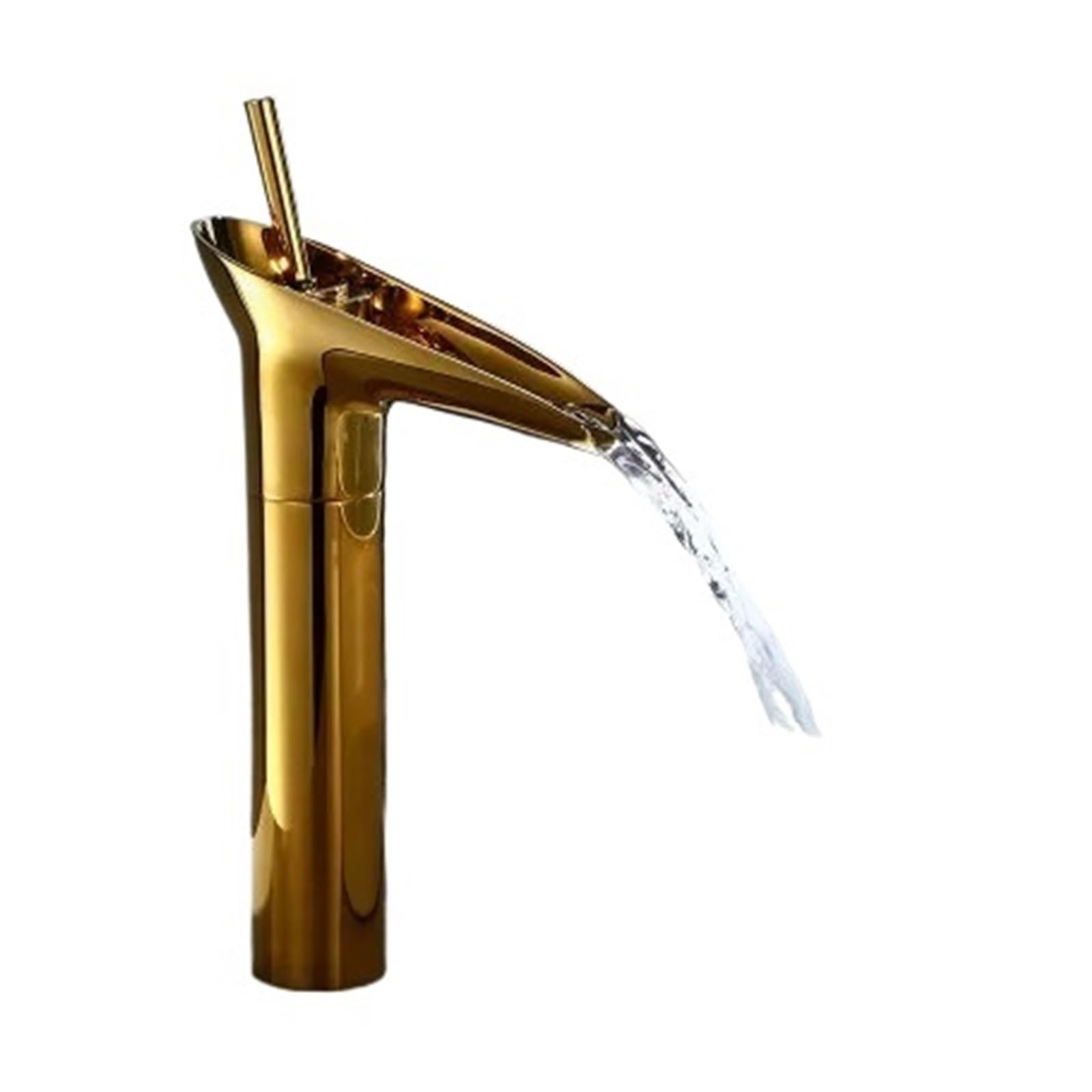 Faucet，Bathroom Faucet Single Lever Waterfall Basin