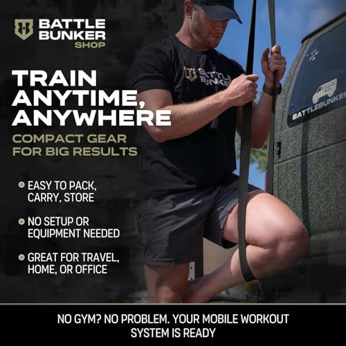 Image of Battle Bands Resistance Bands - Pull Up Assistance Bands & Stretch Bands for Exercise - Heavy Duty Workout Resistance Bands Set for Strength Training, Powerlifting, Home Gym & Stretching - Men & Women