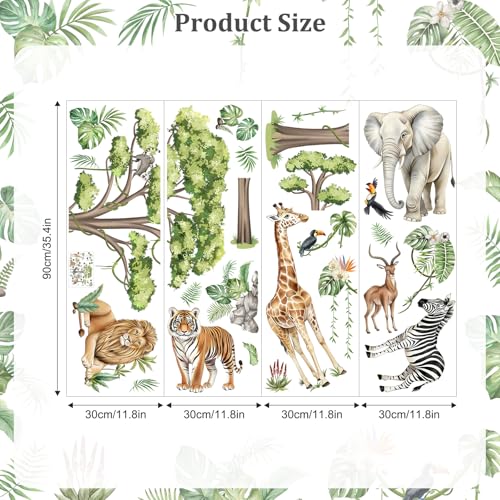 Vinilos Decorativos Jungle Safari para Niños miniatura 6