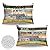 JOJOGOGO Patio Outdoor Lumbar Pillow Covers Waterproof 12x20 Set of 2, Decorative Outdoor Lumbar Pillows 12 x 20, Rectangle Front Porch and Patio Decor Outdoor Throw Pillows (Welcome to The Porch)