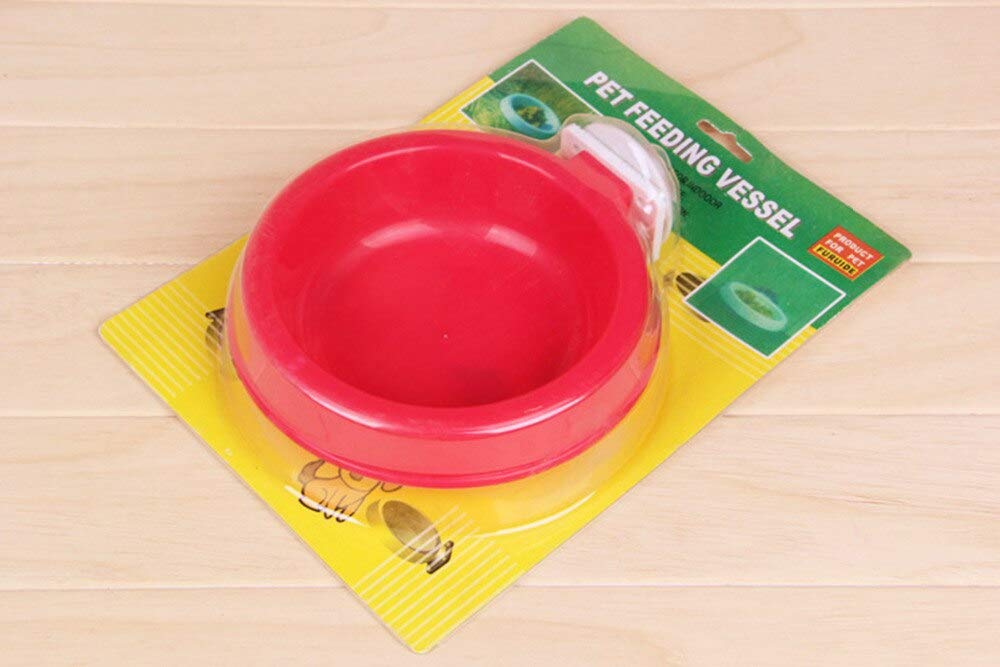Pet Food Bowl/Pet Food Feeding Vessel/to Fix Any Imported Cages/Outdoor Use/Bolted in Cage/for Dogs & Cats/Size: L- 8.5 Inch, H- 10 Inch/TAIYO PLUSS DISCOVERY (RED) (B08CRCBLC7) Amazon Price History, Amazon Price Tracker