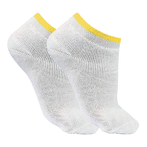 Kit 12 Pares de Meia Cano Baixo Feminina Sortidas (34 a 38, Branca) (34 a 38, Sortidas)