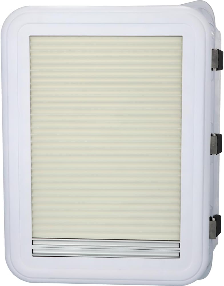 Berger | Trappe de toit pour caravane | Lanterneau Transparent avec moustiquaire camping-car, camping-car | 70 x 50 cm