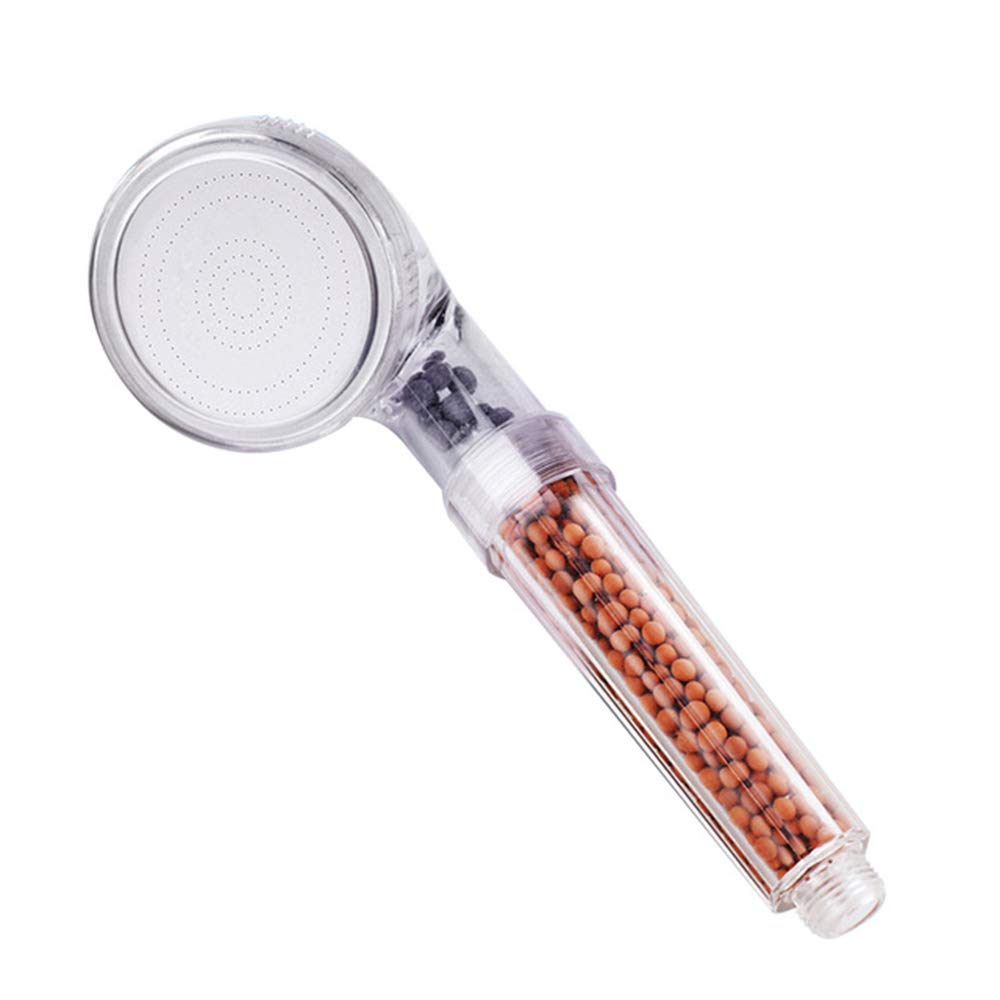 HMTE Soffione Doccia, filtrazione Filtro ad Alta Pressione Risparmio idrico 3 modalità Funzione soffioni Doccia palmari per Pelle secca e Capelli