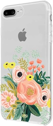 Miniatura 2 de Rifle Paper Co. Funda protectora para iPhone 8 Plus, iPhone 7 Plus y iPhone 66s Plus - Ramo gráfico multitransparente