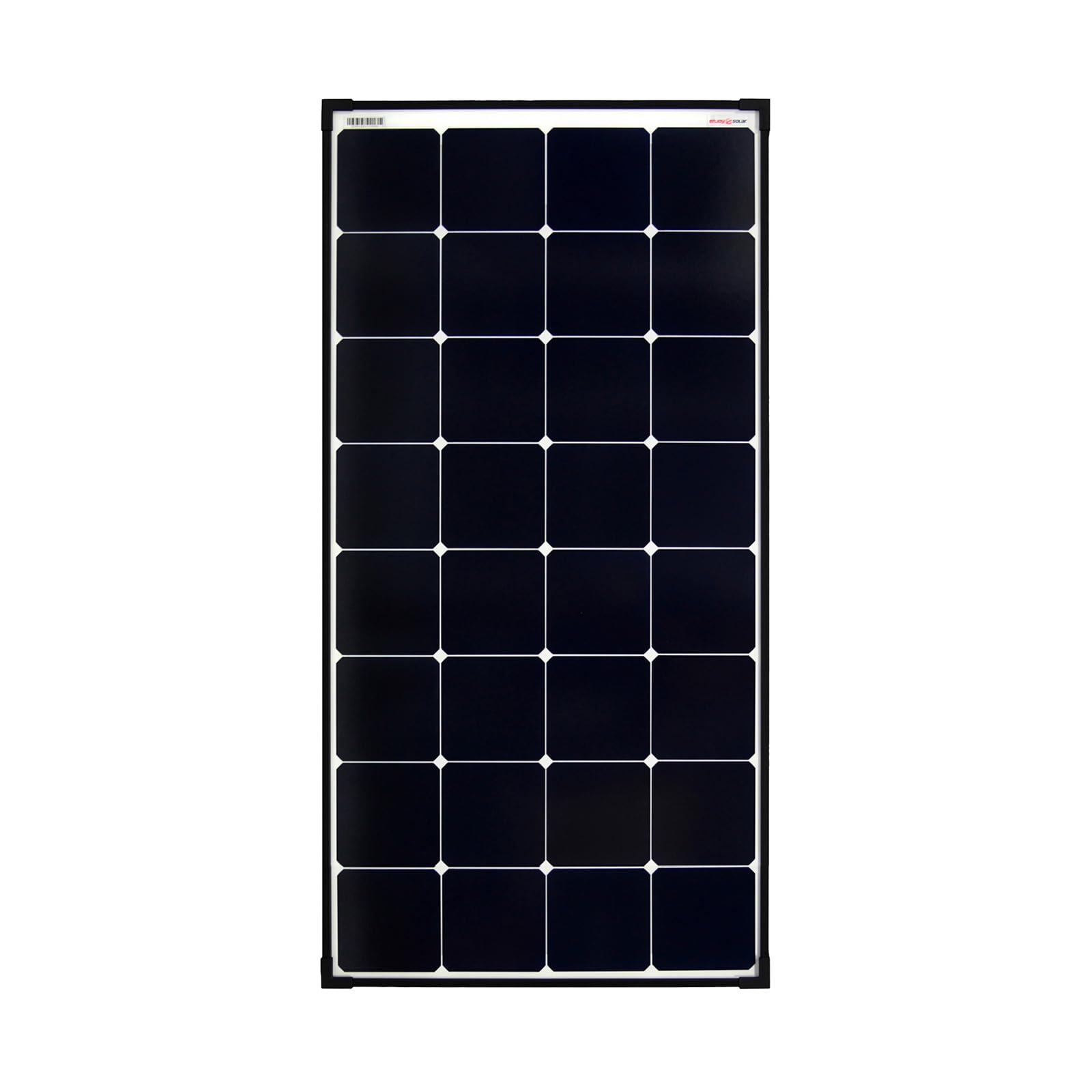 Enjoy Solar Mono 120W 12V Ultra SunPower Pannello solare a contatto posteriore Modulo fotovoltaico con telaio nero e foglio posteriore bianco, ideale per camper, case da giardino, barche.
