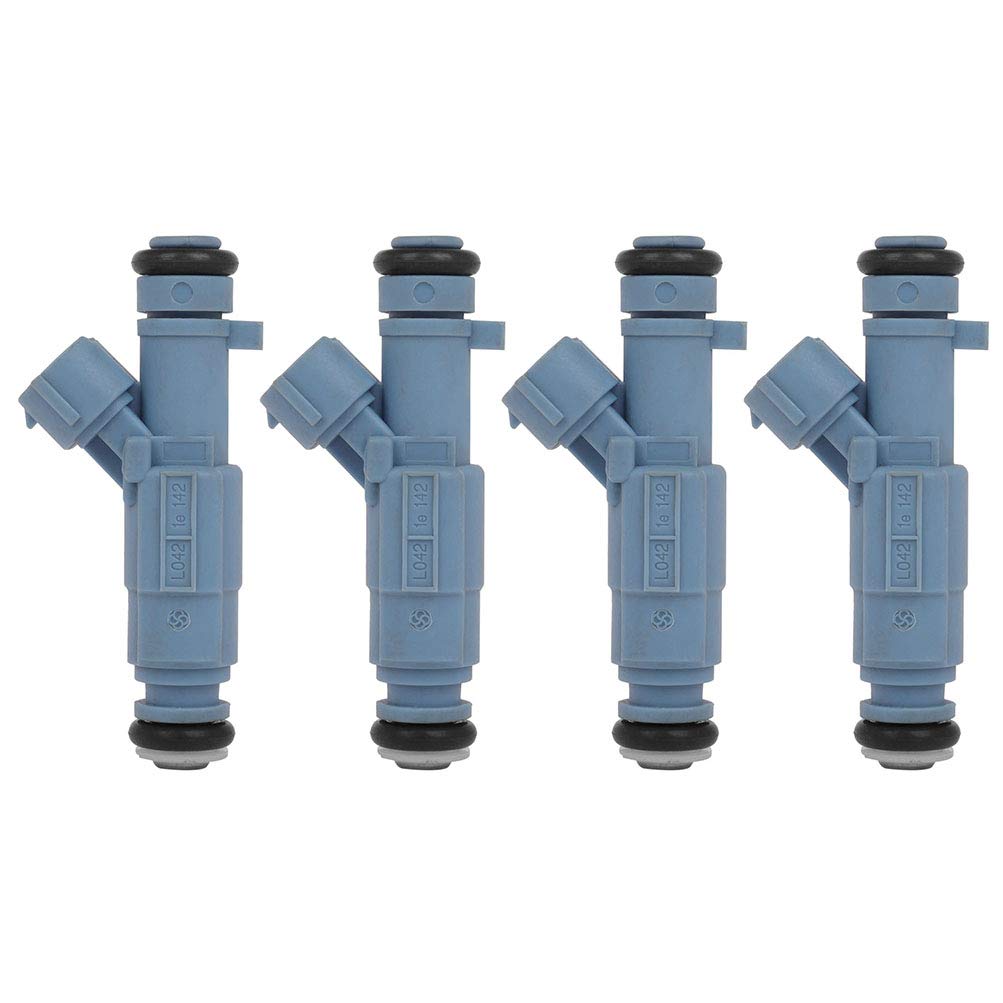 4pcs 35310-2G300 Injectors,ANGLEWIDE 4 Holes Fuel Injectors Sets fit for 10-12 for Hyundai for Santa Fe 2.4L,09-14 for Kia for Optima 2.4L, 10 for Kia for Rondo/Sorento/Forte Koup