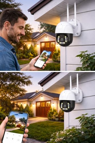 Image of TP PLUS 4G LTE Wireless Outdoor PTZ Security Camera | SIM Based PTZ CCTV Camera | Full HD | 360 Pan Tilt | Color Night Vision | Motion Detection | Two-Way Audio with Mobile App V380 Pro (4G Camera)