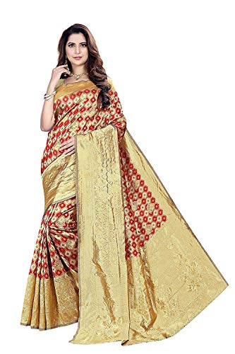 neeah women's heavy treditional banarasi art silk saree(jacquard woven-s044)
