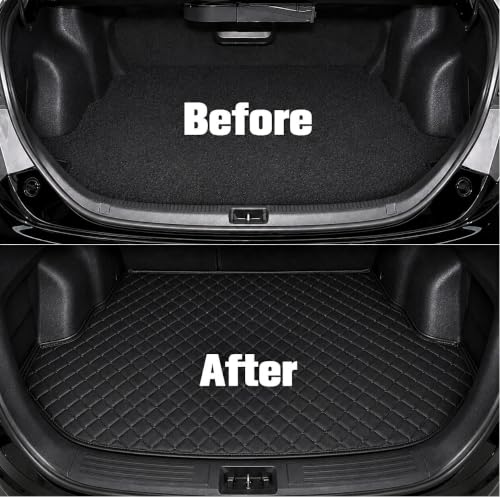 Image of Car Boot Mat for Tata Zest | Black with Black