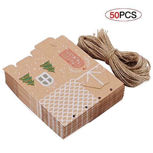 HSEAMALL, confezione da 50 scatole regalo per