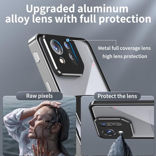 Vicoogo ROG 8 PRO CASE Metal Case For Asus Rog Phone 8 Pro Case / 8 Case [Graphene Heat Dissipation] [Metal Frame Bumper] [Camera Lens Protector] [Safety Lock]  thumb #1