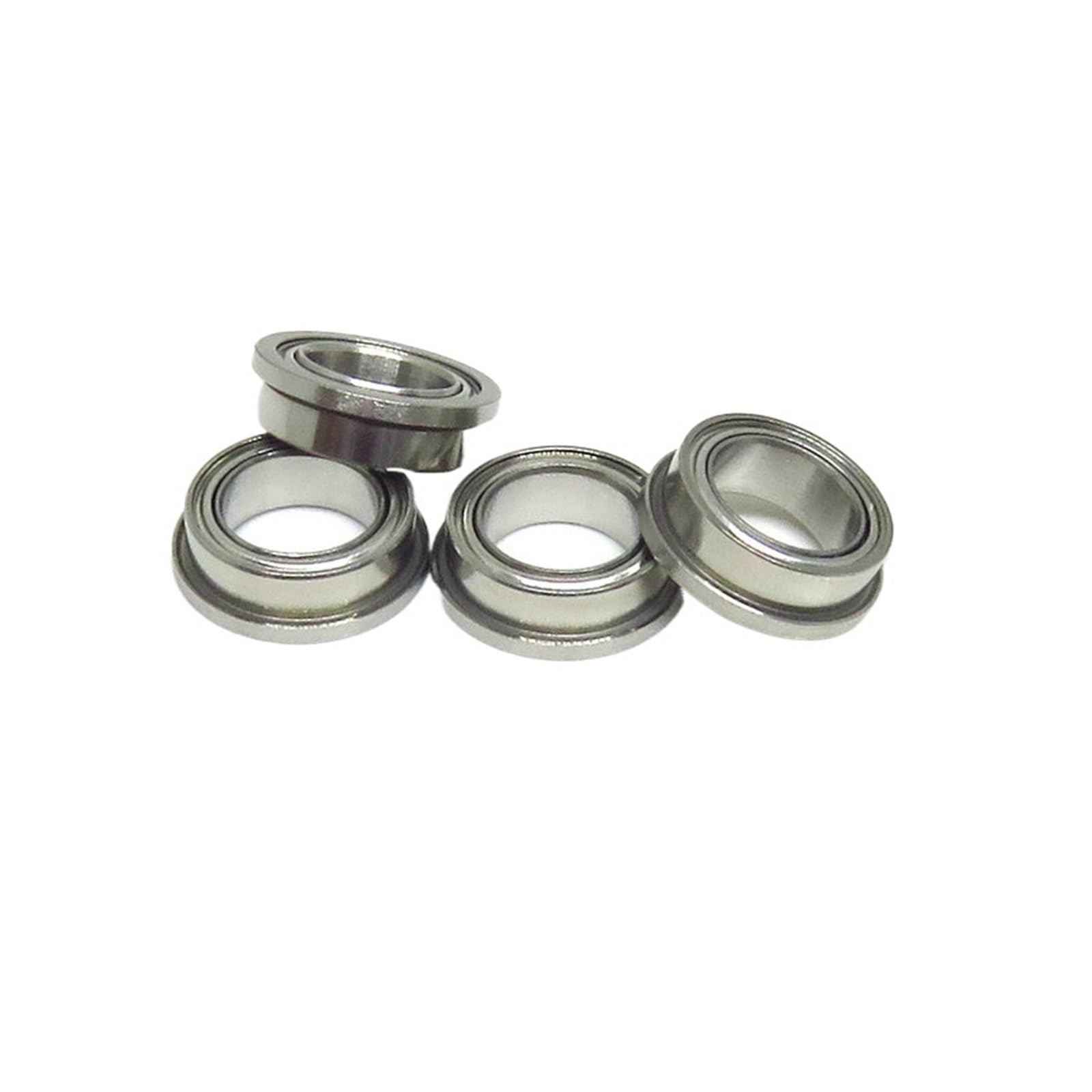 YIVELYYZG 1 Piece 6.35x9.525x3.175 SFR168 ZZ ABEC7 Ceramic Ball Flange Bearing FR168 SFR168C Hybrid(SFR168C-ZZ)