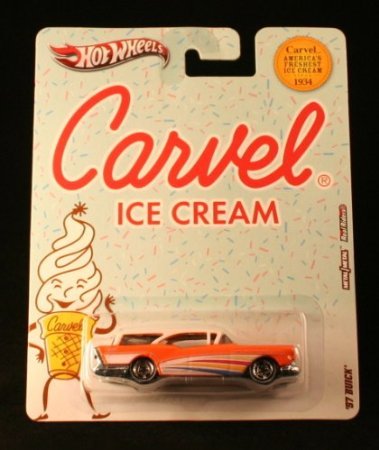 Dubblebla '57 Buick * Carvel ICE Cream * Hot Wheels 2012 Nostalgia Series 1:64 Scale Die-Cast Vehicle
