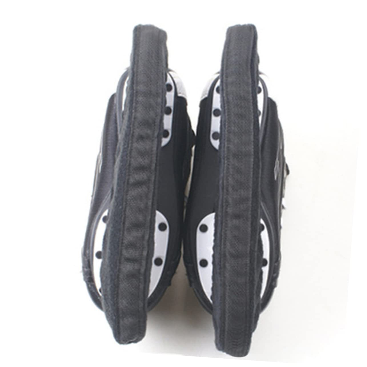 Sosoport Skate-Schutz Schutzvorrichtungen für Hockeyschlittschuhe Überschuhe Skate-Kufenabdeckung Rollschuh Schutzhülle für Schlittschuhe Abdeckung für eislaufschuhe Flanell Schwarz