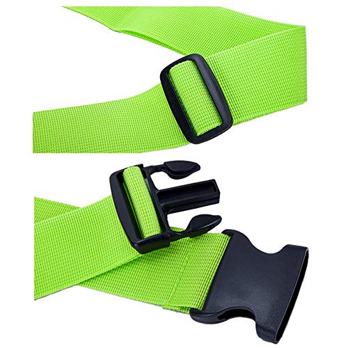 BlueCosto Luggage Straps for Suitcases Travel Belt Suitcase Strap, 4-Pack, Other Green - Image 8