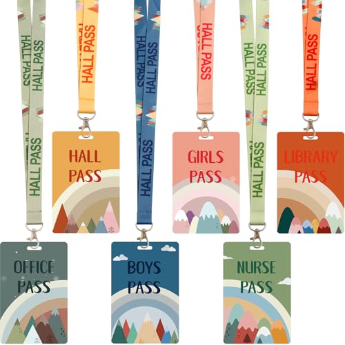 Worldbazaar Hall Passes Lanyards School Passes for...